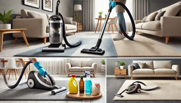 Czyszczenie wykładziny w domu